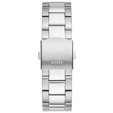 Guess Men’s Quartz Silver Stainless Steel Black Dial 46mm Watch GW0390G1