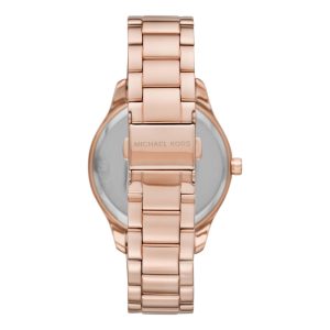 Michael Kors Women’s Quartz Rose Gold Stainless Steel White Dial 38mm Watch MK7297