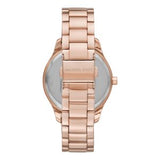 Michael Kors Women’s Quartz Rose Gold Stainless Steel White Dial 38mm Watch MK7297