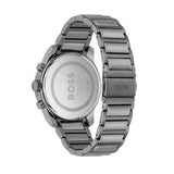 Hugo Boss Men’s Quartz Grey Stainless Steel Grey Dial 44mm Watch 1514005