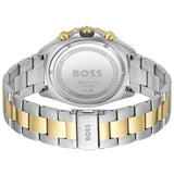 Hugo Boss Men’s Quartz Two Tone Stainless Steel Grey Dial 44mm Watch 1513974