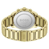 Hugo Boss Men’s Quartz Gold Stainless Steel Black Dial 44mm Watch 1514006