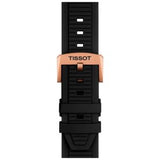 TISSOT T-Race Men’s Quartz Swiss Made Black Silicone Strap Black Dial 45mm Watch T141.417.37.051.00