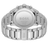 Hugo Boss Men’s Quartz Silver Stainless Steel Black Dial 44mm Watch 1514008