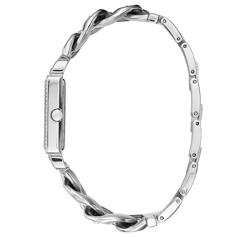 Guess Women’s Quartz Silver Stainless Steel Silver Dial 28mm Watch W1030L1
