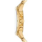 Michael Kors Men’s Quartz Gold Stainless Steel Black Dial 43mm Watch MK9108