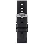 TISSOT Men’s Quartz Swiss Made Black Silicone Strap Red Dial 45mm Watch T120.417.17.421.00