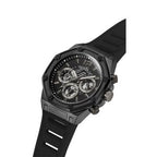 Guess Men’s Quartz Black Silicone Strap Black Dial 44mm Watch GW0263G4