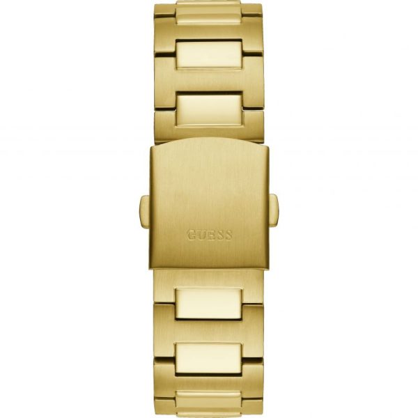 Guess Men’s Quartz Gold Stainless Steel Black Dial 42mm Watch GW0572G2