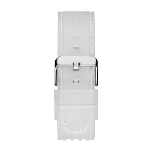 Guess Men’s Quartz White Silicone Strap Multi Colour Dial 44mm Watch GW0499G3