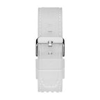 Guess Men’s Quartz White Silicone Strap Multi Colour Dial 44mm Watch GW0499G3