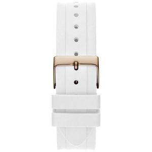 Guess Women’s Quartz White Silicone Strap White Dial 36mm Watch GW0257L2