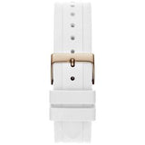 Guess Women’s Quartz White Silicone Strap White Dial 36mm Watch GW0257L2