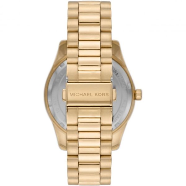 Michael Kors Men’s Quartz Gold Stainless Steel Gold Dial 45mm Watch MK8947