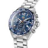 Tag Heuer Formula 1 Men’s Quartz Swiss Made Silver Stainless Steel Blue Dial 43mm Watch CAZ1014.BA0842