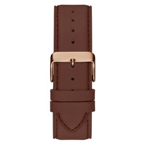 Guess Men’s Quartz Brown Leather Strap Blue Dial 42mm Watch GW0353G2
