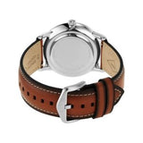 Fossil Men’s Quartz Brown Leather Strap Blue Dial 42mm Watch FS5903
