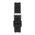 Guess Women’s Quartz Black Silicone Strap White Dial 36mm Watch W1292L1