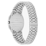 Gucci Women’s Swiss Made Quartz Silver Stainless Steel Silver Dial 30mm Watch YA163501