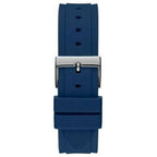 Guess Women’s Quartz Blue Silicone Strap Rose Gold & White Dial 39mm Watch W1291L2