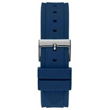 Guess Women’s Quartz Blue Silicone Strap Rose Gold & White Dial 39mm Watch W1291L2