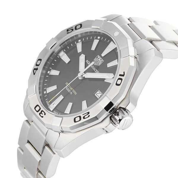 Tag Heuer Aquaracer Silver Stainless steel Black Dial Quartz Watch for Gents - WBD1110.BA09288 Main Image