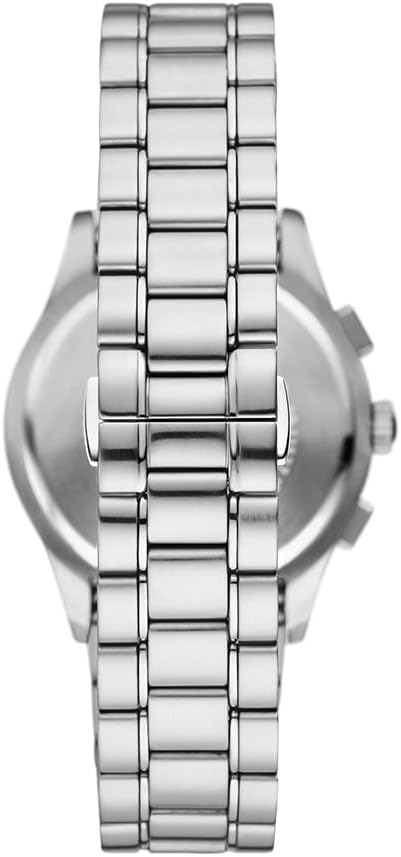 Emporio Armani Men's Stainless Steel Chronograph Dress Watch with Steel or Leather Band