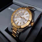 Tag Heuer Aquaracer Men’s Quartz Swiss Made Two-tone Stainless Steel Grey Dial 41mm Watch WBD1120.BB0930