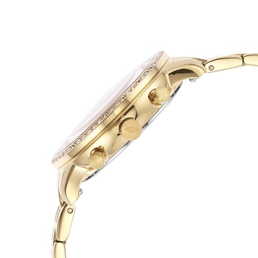 Fossil Stainless Steel Neutra Analog Gold Dial Women's Watch-Es5219