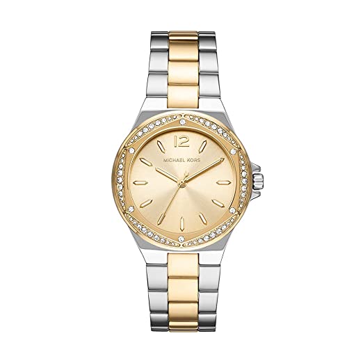 Michael Kors Lennox Analog Gold Dial Women's Watch-MK6988