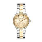 Michael Kors Lennox Analog Gold Dial Women's Watch-MK6988