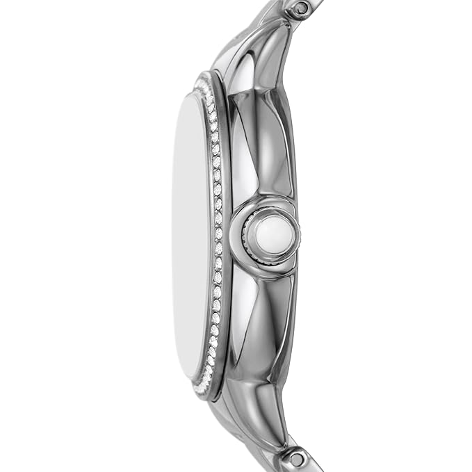 Emporio Armani Stainless Steel Analog Silver Dial Women's Watch-Ar11632, Band Color:Silver