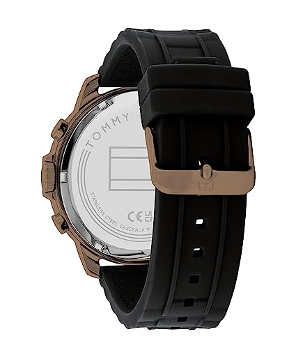 TommyHilfigerMen Luca Round Black Dial Men's Watch 1710491 Main Image