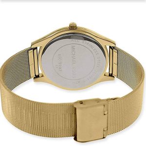 Michael Kors Women’s Quartz Gold Stainless Steel Champagne Dial 43mm Watch MK3282 Main Image