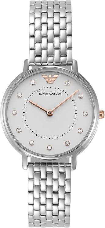 Emporio Armani Women's AR2511 Kappa Analog Display Analog Quartz Silver Watch