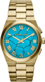 Michael Kors Womens Quartz Watch, Analog Display and Stainless Steel Strap