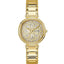 Guess Lily Collection 3 Hand Womens Analog Beige Dial Coloured Quartz Watch, Round Dial with 36 mm Case Width - GW0528L2