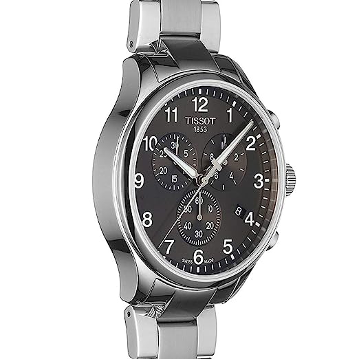 Tissot Chrono XL Analogue Men's Watch(Black Dial Silver Colored Strap)-Tissot T116.617.11.057.01