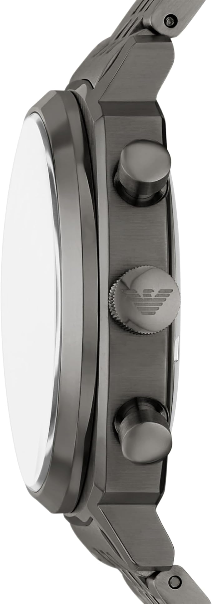 Emporio Men's Chronograph Gunmetal Stainless Steel Watch (Model: AR11689)