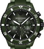 Emporio Armani Men's Dive-Inspired Sports Watch with Stainless Steel, Ceramic, or Silicone Band