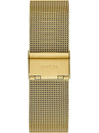 GUESS Men's Analog Watch with Stainless Steel Strap, Gold, 24 (Model: GW0049G1)