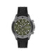 Hugo Boss Admiral Silicone Analog Men's Watch-1513967 (Green Dial Black Colored Strap)