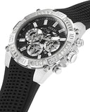 GUESS 46mm Multifunction Stainless Steel Watch