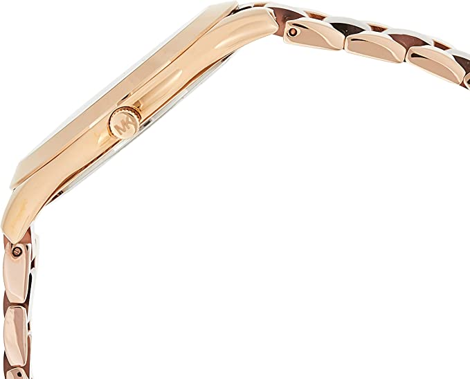 Michael Kors Women's MK4301 - Slim Runway Rose Gold/Blush Tortoise Watch