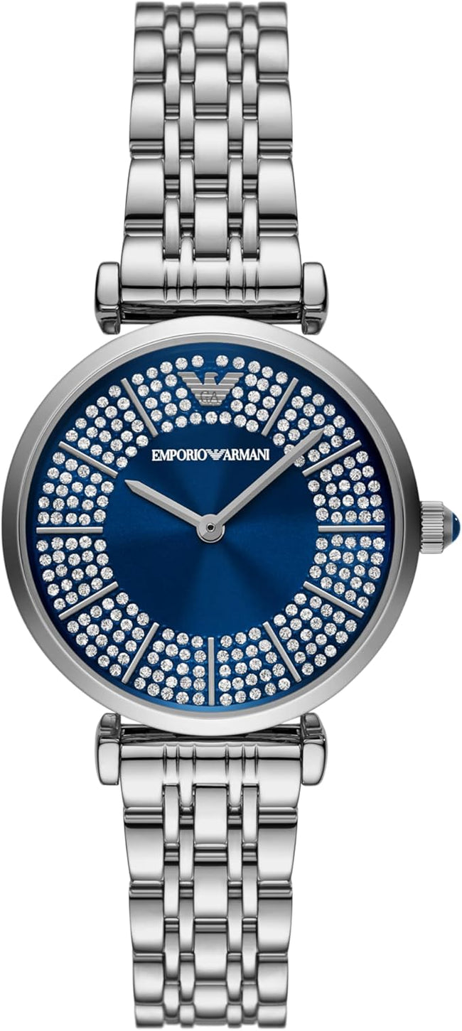 Emporio Armani Women's Dress Watch with Stainless Steel Band Hover Image