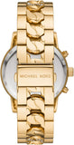 Michael Kors Women's Ritz Stainless Steel Watch With Crystal Topring