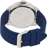 Guess Mens Multi Dial Watch with Silicone Strap, Blue, 44 mm, W1108G4