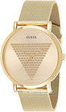 GUESS Men's Analog Watch with Stainless Steel Strap, Gold, 24 (Model: GW0049G1)