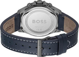 BOSS Troper Qtz Fashion Chrono Black Round Dial Men's Watch|Black Leather Material|Black Color Band - 1514099