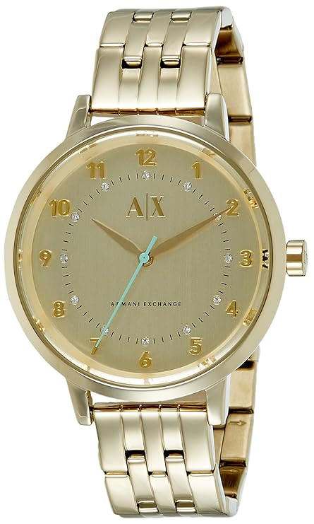 Armani Exchange Analog Gold Dial Women's Watch-AX5361 Hover Image